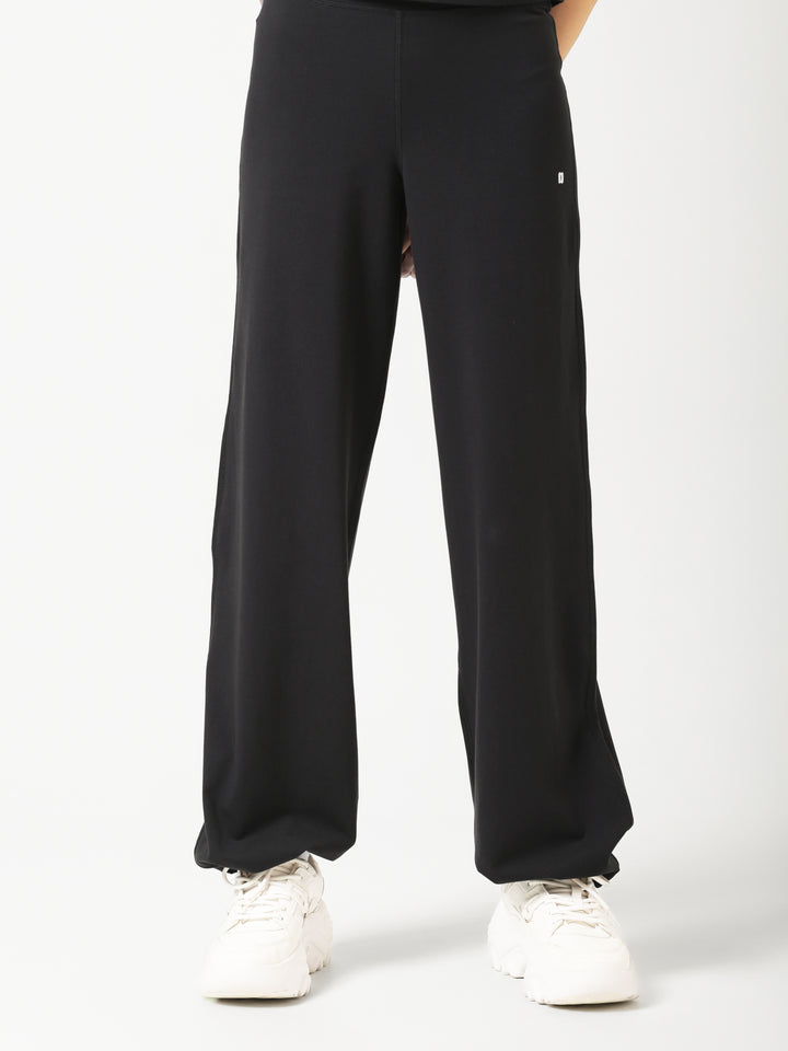 SculptCotton® Black Everyday Straight Pant