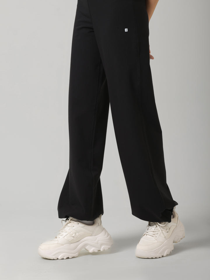 SculptCotton® Black Everyday Straight Pant