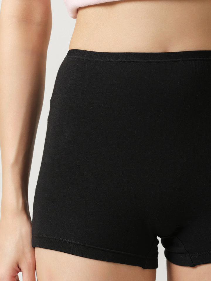 Black Supima Boyshorts