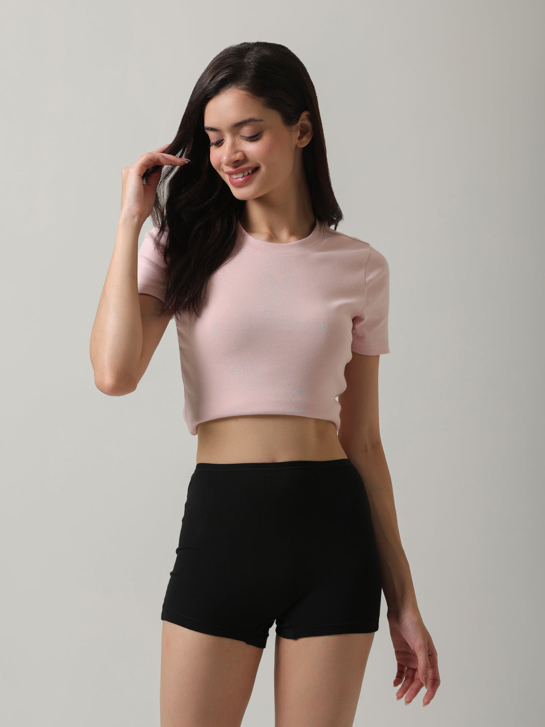 Black Supima Boyshorts