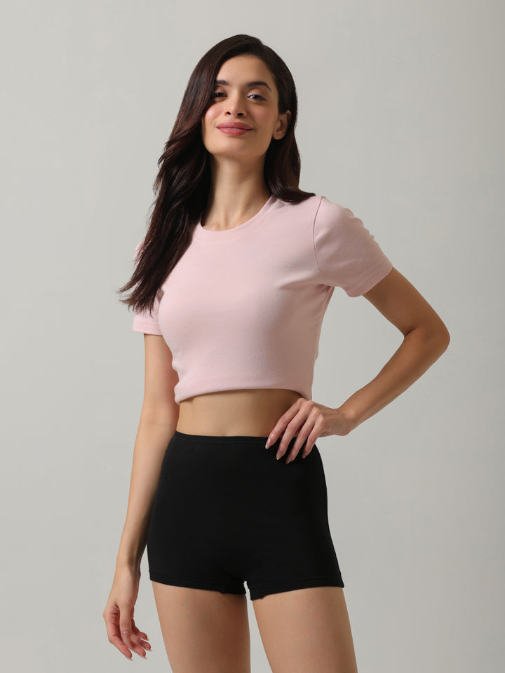Black Supima Boyshorts