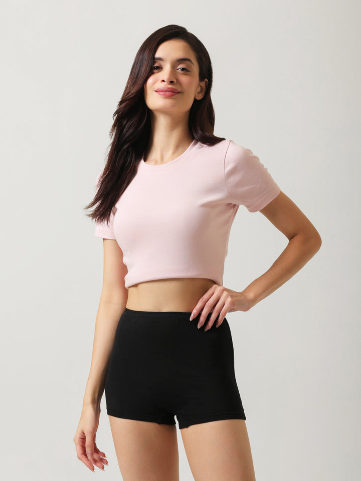 Black Supima Boyshorts