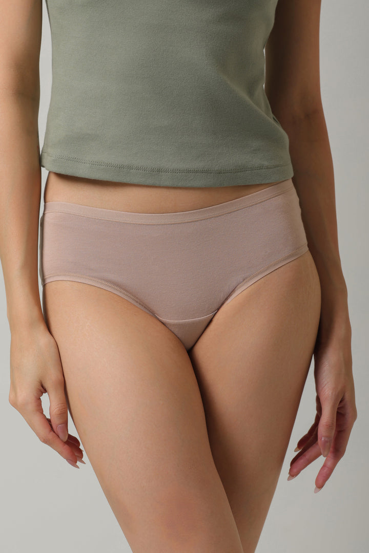Set of 5 Hipster - Soft Nude Supima Modal Nessies