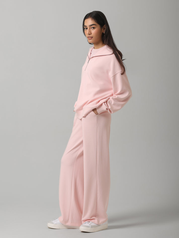 CloudFoma® Rose Half-Zip Long Pullover