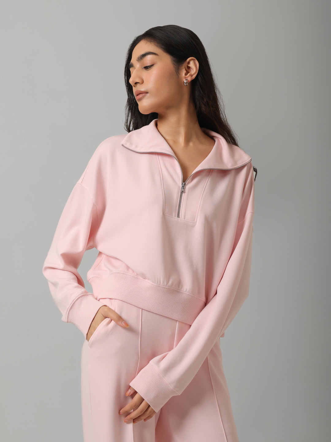 CloudFoma® Rose Crop Pullover