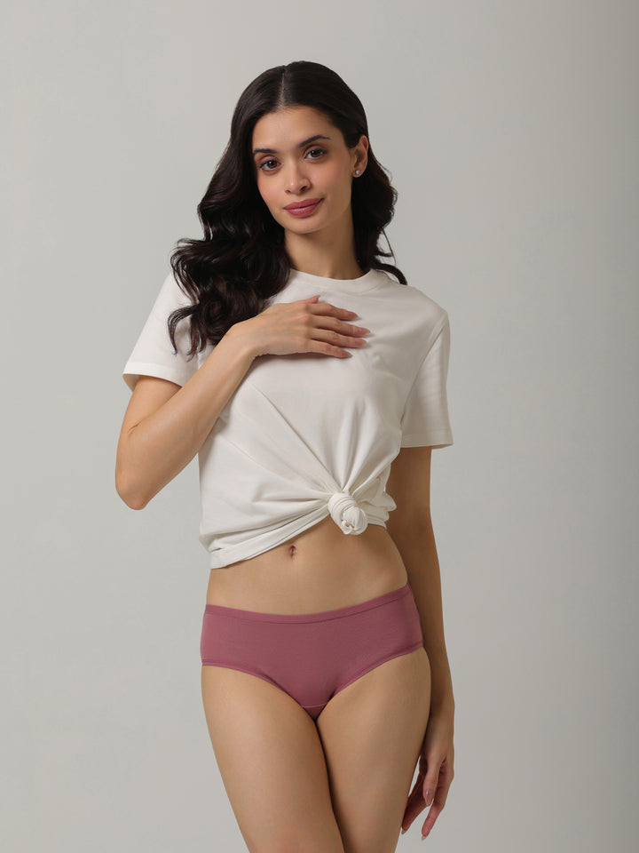 3-Pack Supima® Modal Hipster Nessies-Everyday Blush