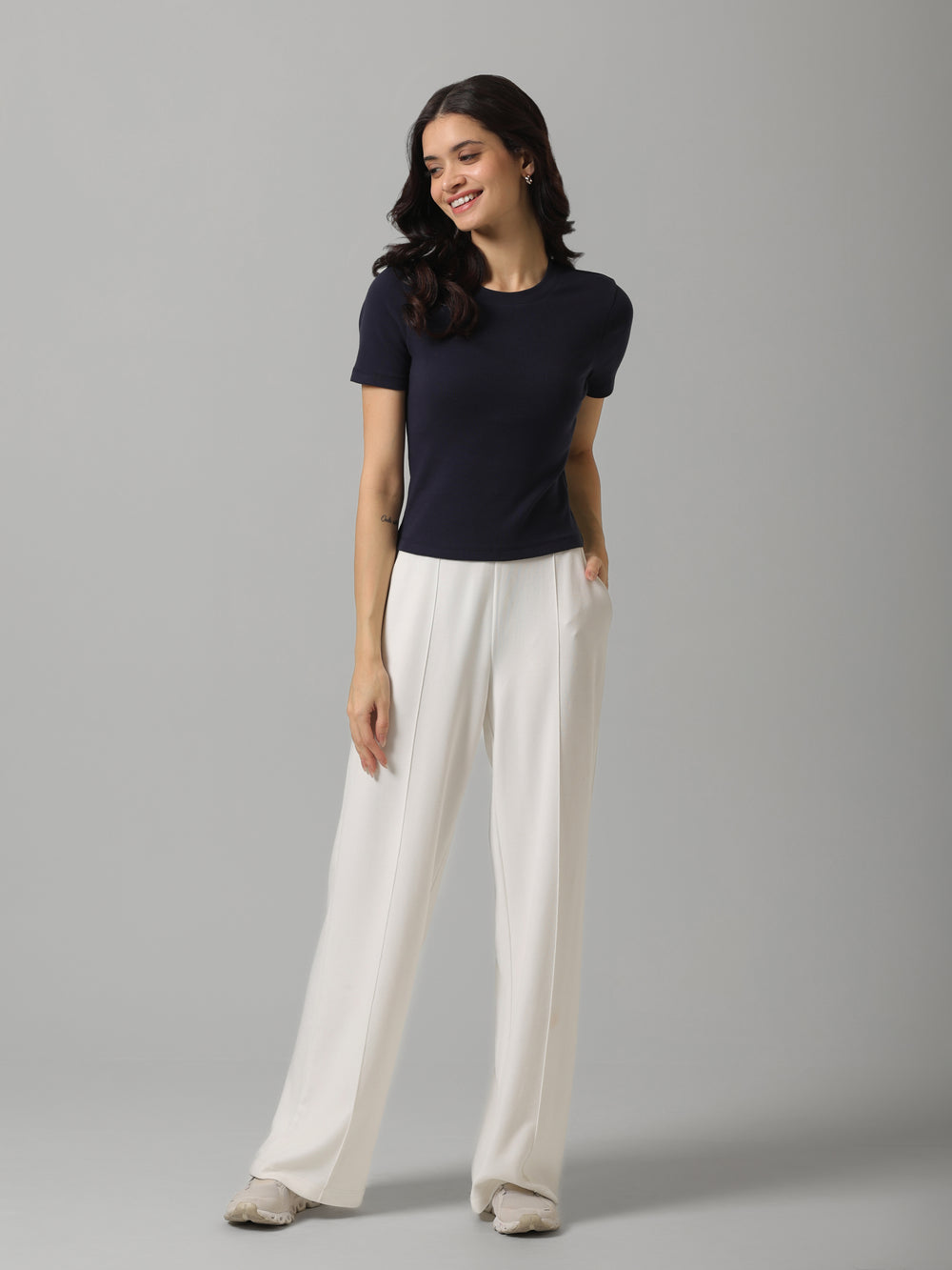 Everyday Deep Blue Rib Tee