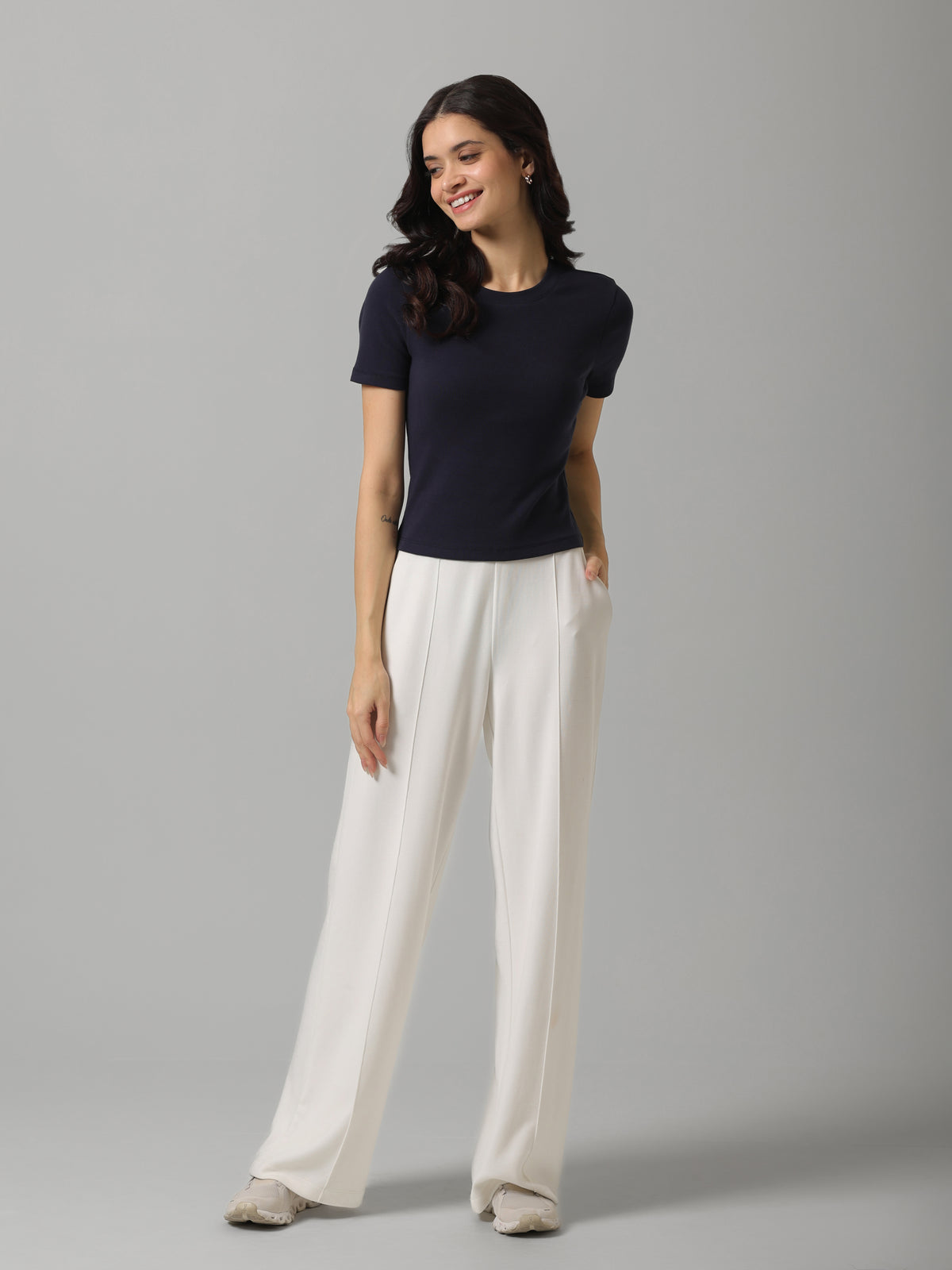 Everyday Deep Blue Rib Tee