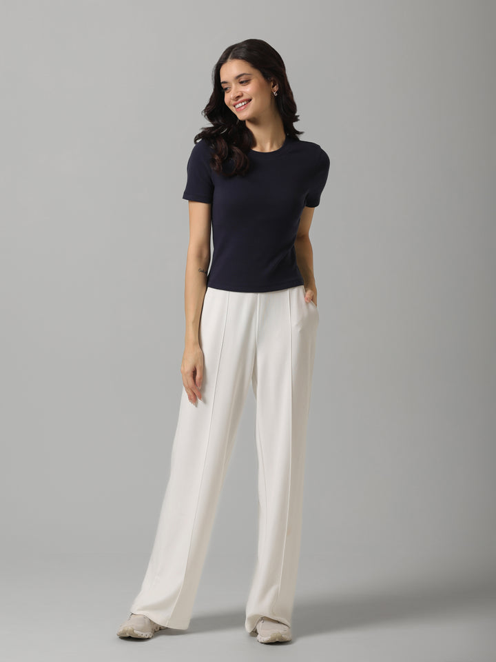 Everyday Deep Blue Rib Tee