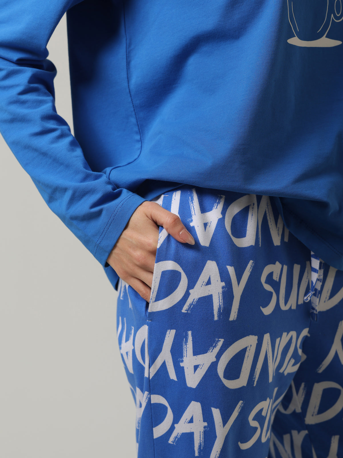 Slow Sunday Long Sleeve Cotton tee