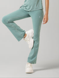 SculptCotton® Washed Aqua Bootcut Pant
