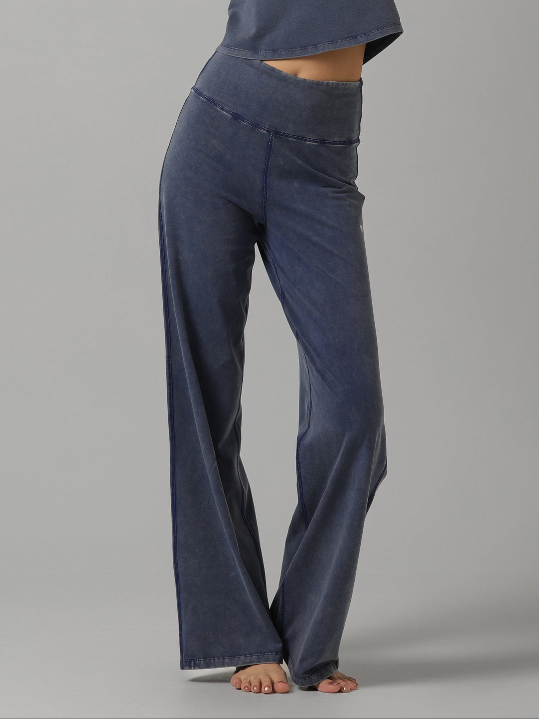 SculptCotton® Denim Blue Everyday Straight Pant