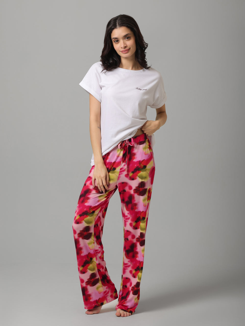 Buttery-Soft Floral Pajama Set