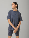 AirSupima® Denim wash Oversize Tee