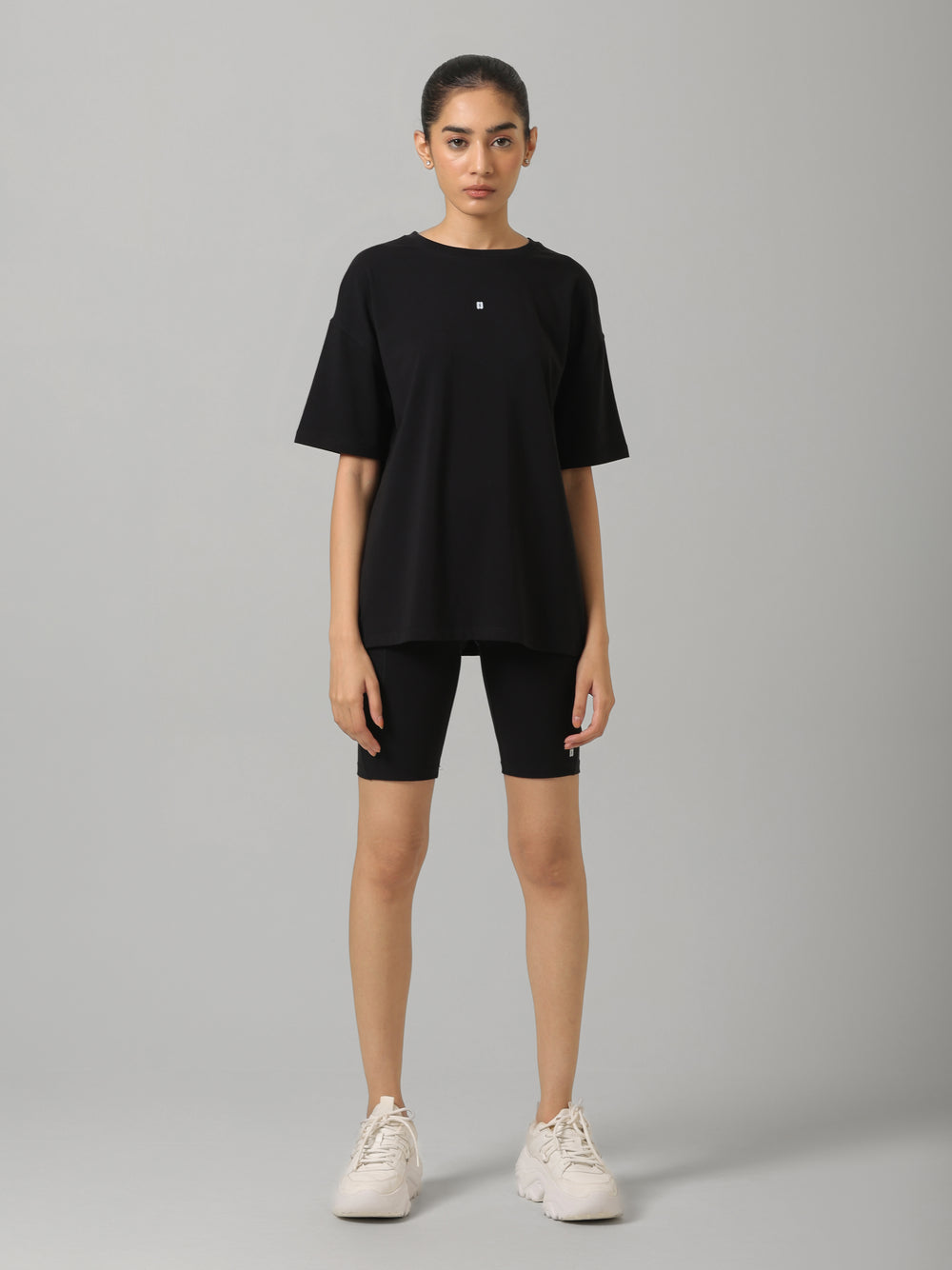 AirSupima® Black Oversized Tee
