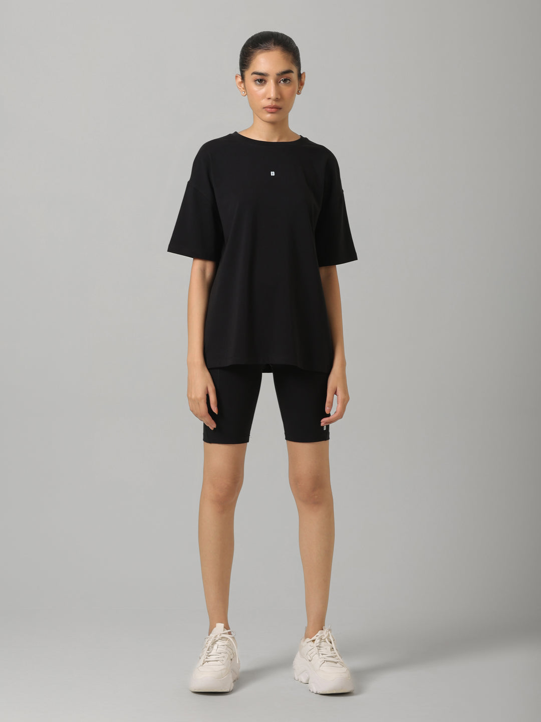 AirSupima® Black Oversized Tee