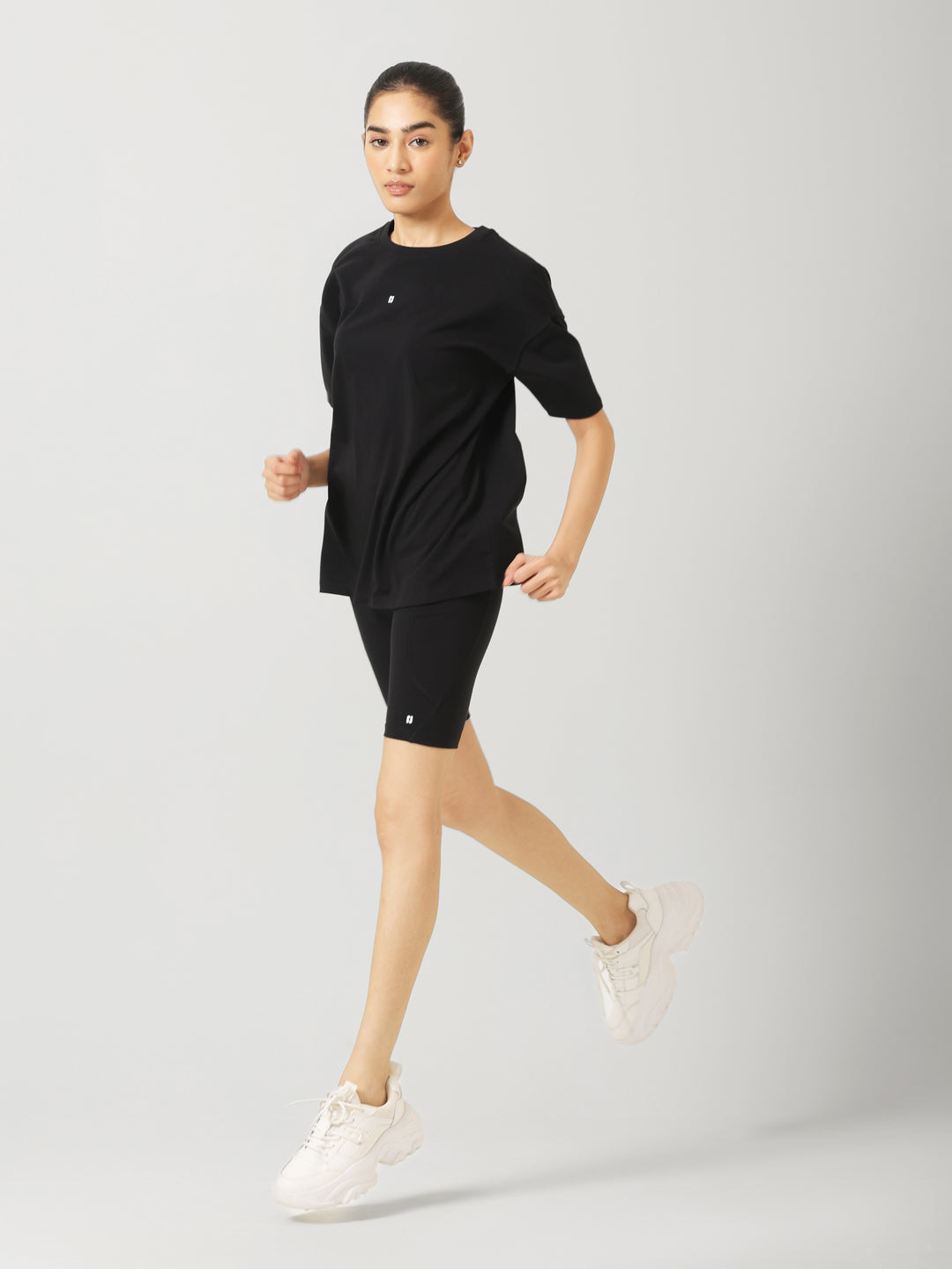 SculptCotton® Black Ride Shorts