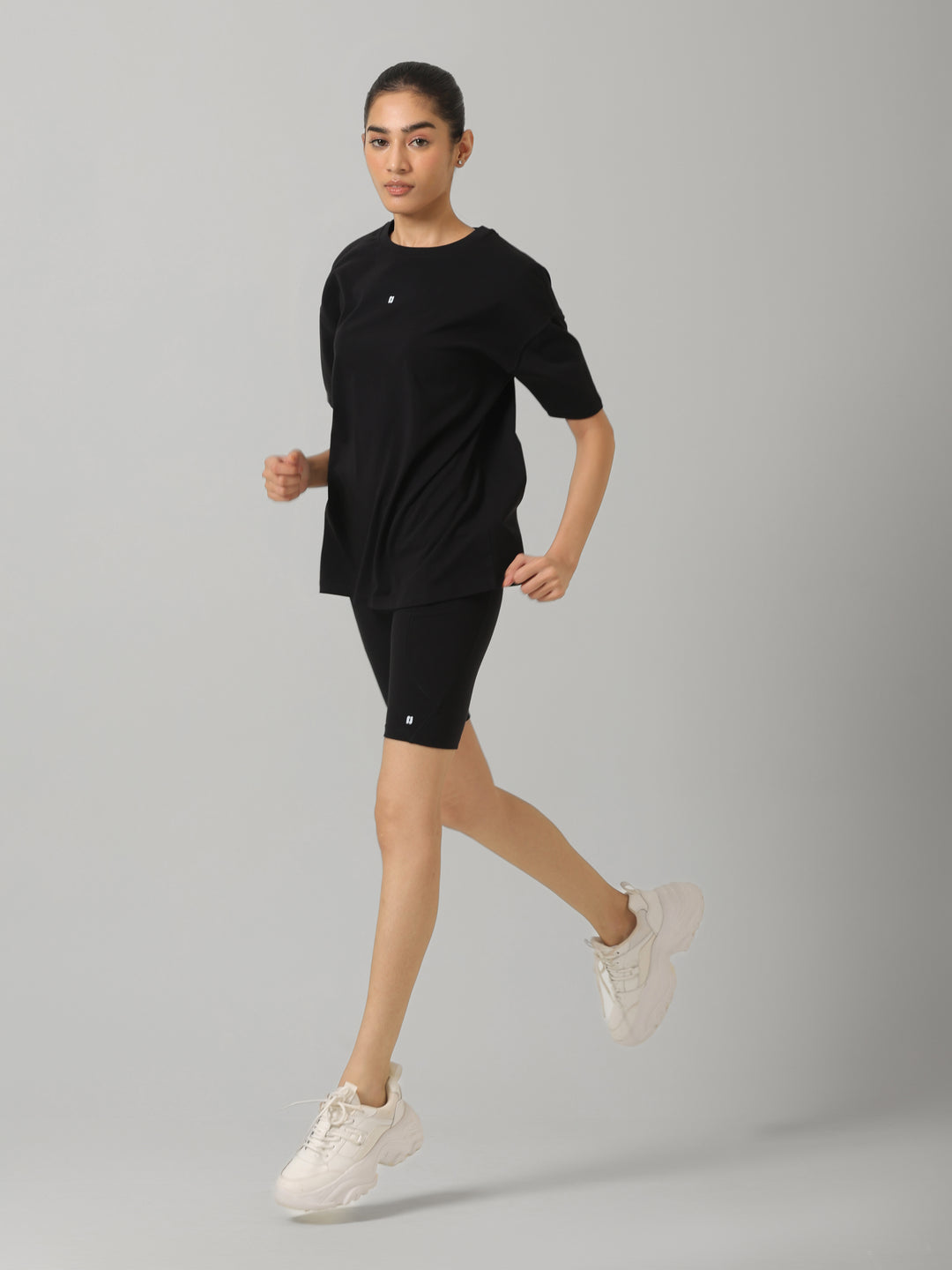 AirSupima® Black Oversized Tee