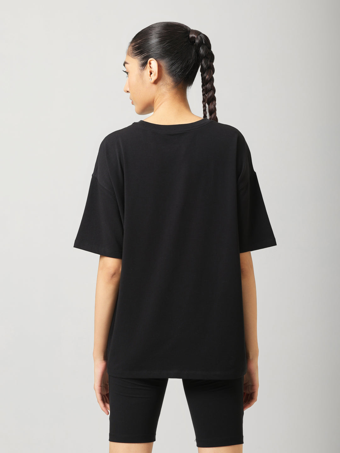 AirSupima® Black Oversized Tee
