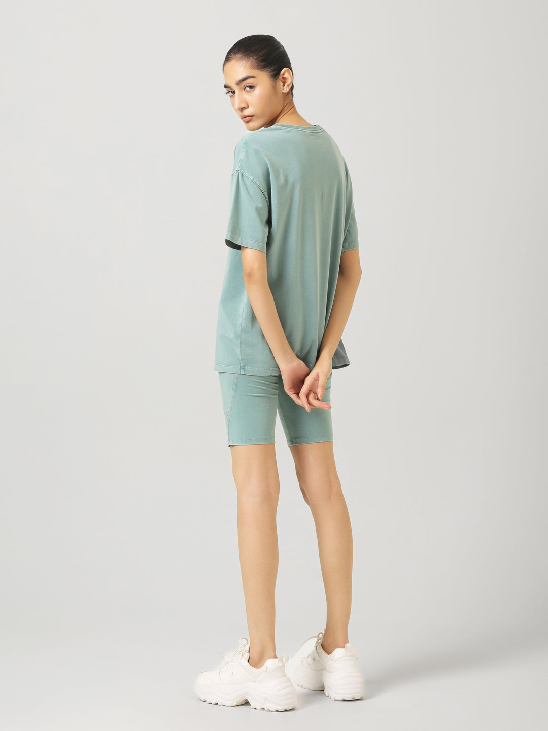 AirSupima® Washed Aqua Oversize Tee
