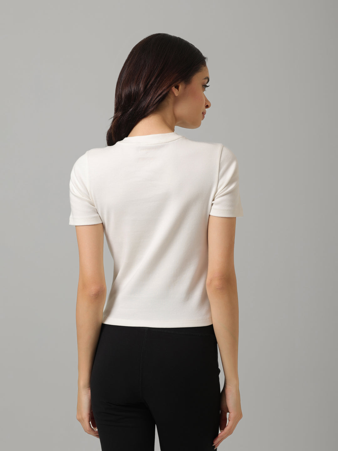 Everyday OffWhite Rib Tee