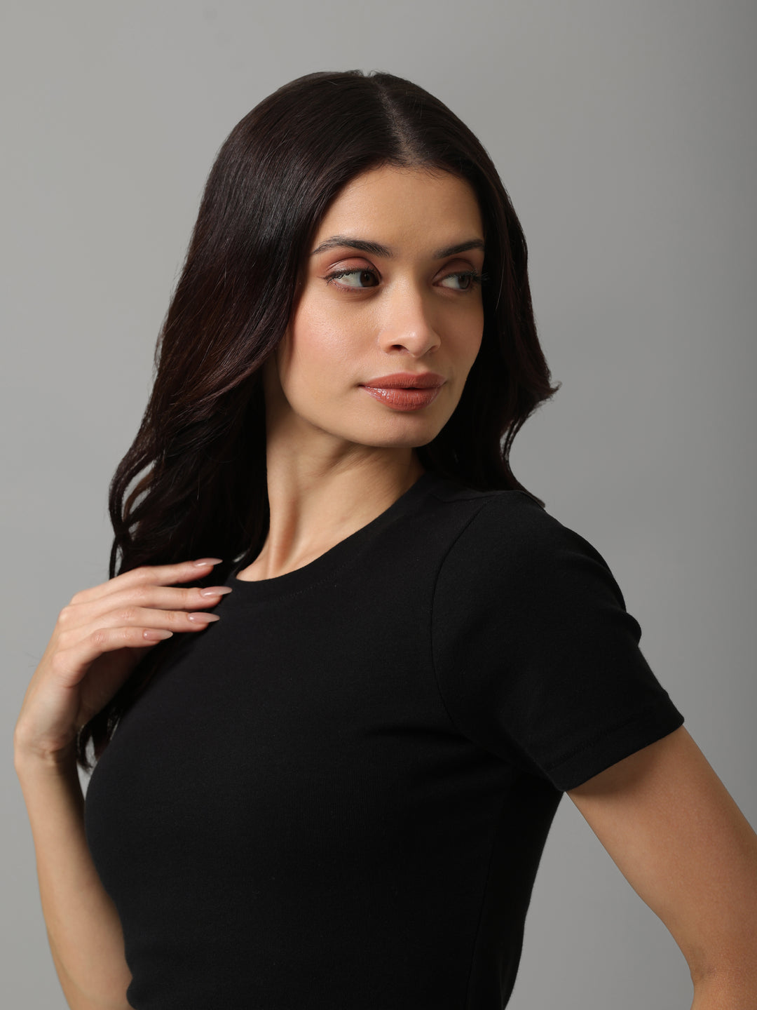 Everyday Black Rib Tee