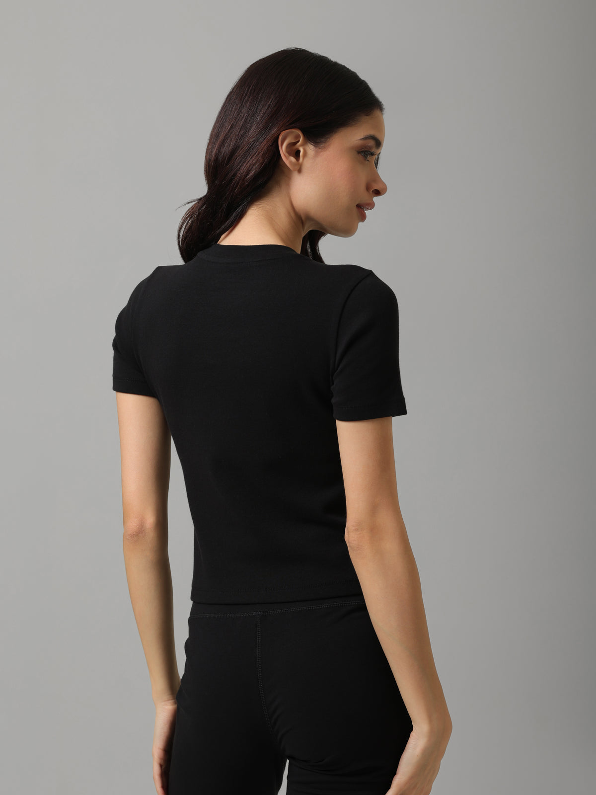 Everyday Black Rib Tee