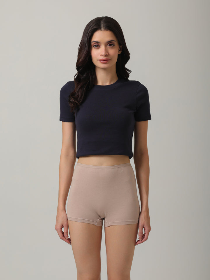 Soft Nude Supima Boyshorts