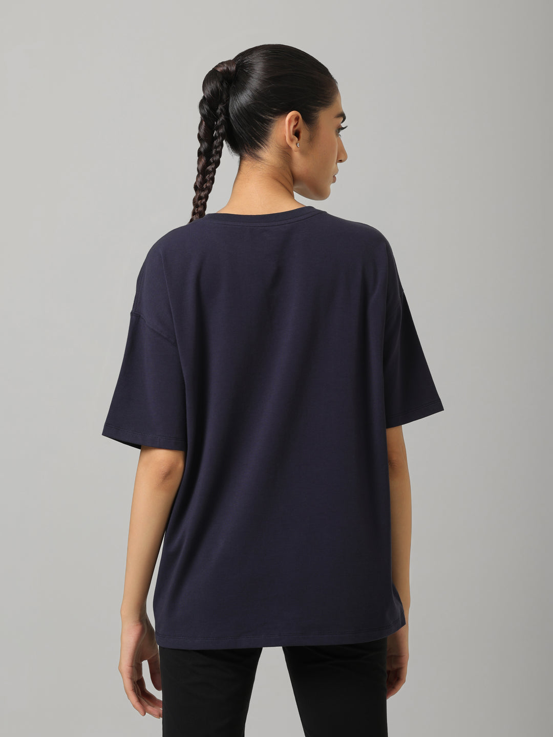 AirSupima® Deep Blue Oversized Tee