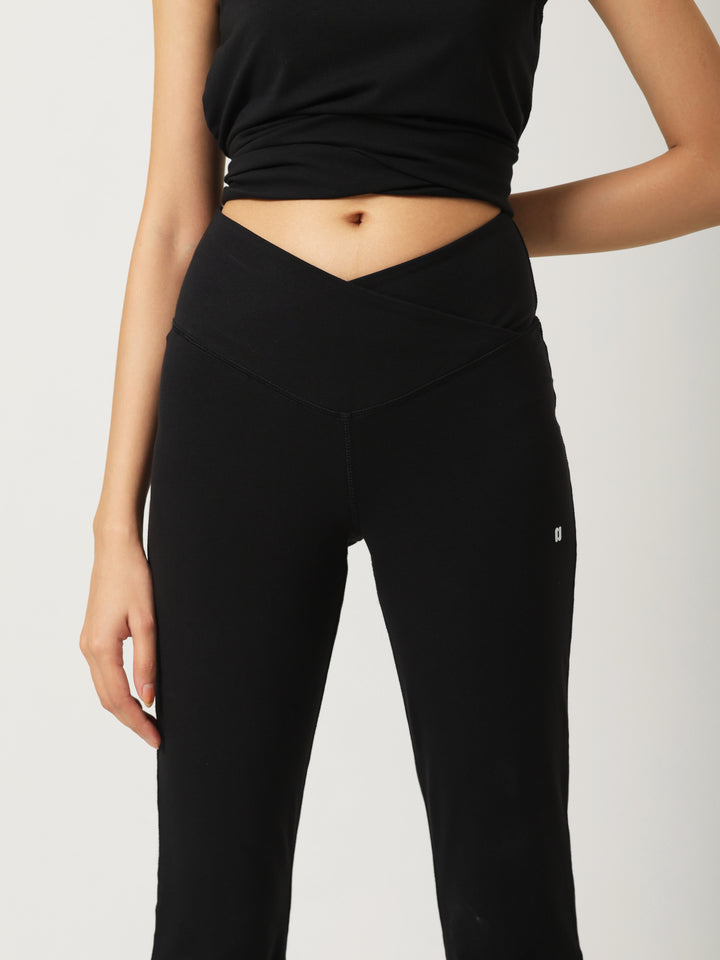 SculptCotton® Black Bootcut Set