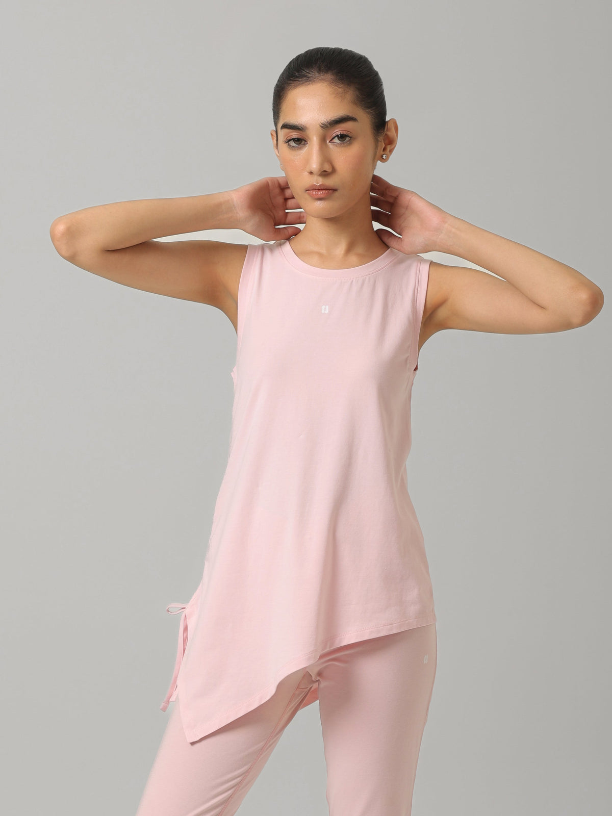 AirSupima® Rose Ruched Snug Tank