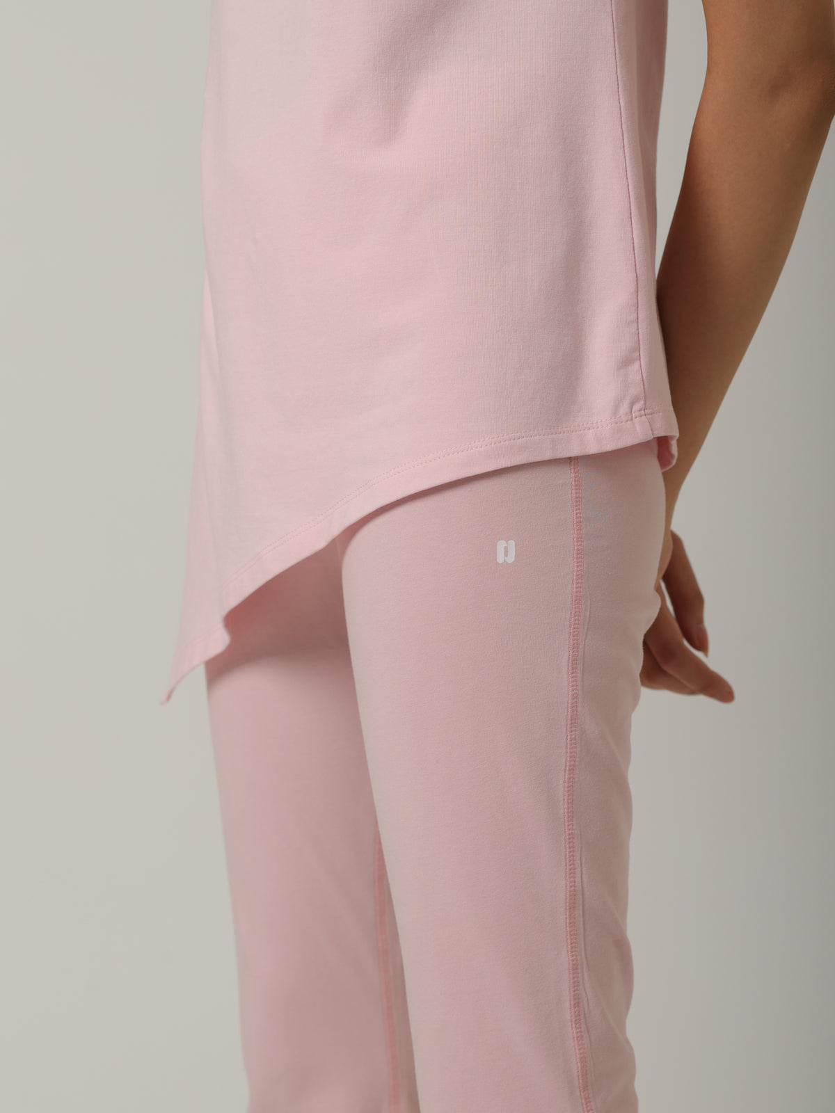 AirSupima® Rose Ruched Snug Tank