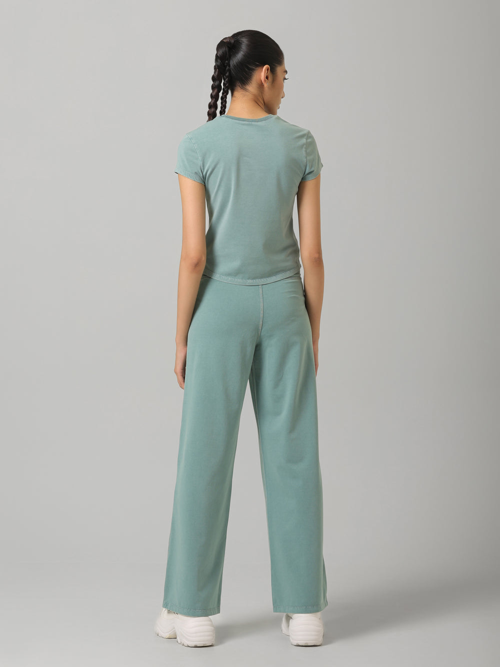 SculptCotton® Washed Aqua Everyday Straight Set