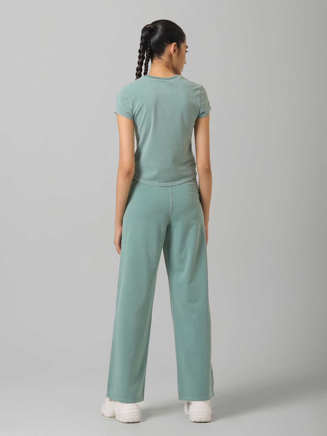 SculptCotton® Washed Aqua Everyday Straight Set