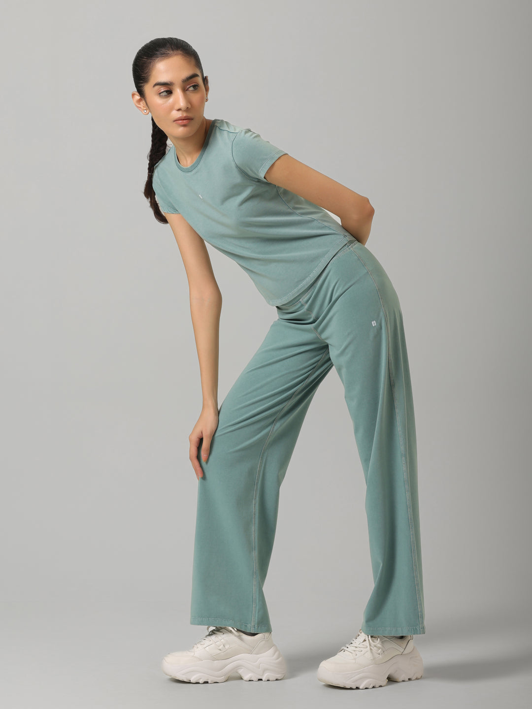 SculptCotton® Washed Aqua Everyday Straight Set