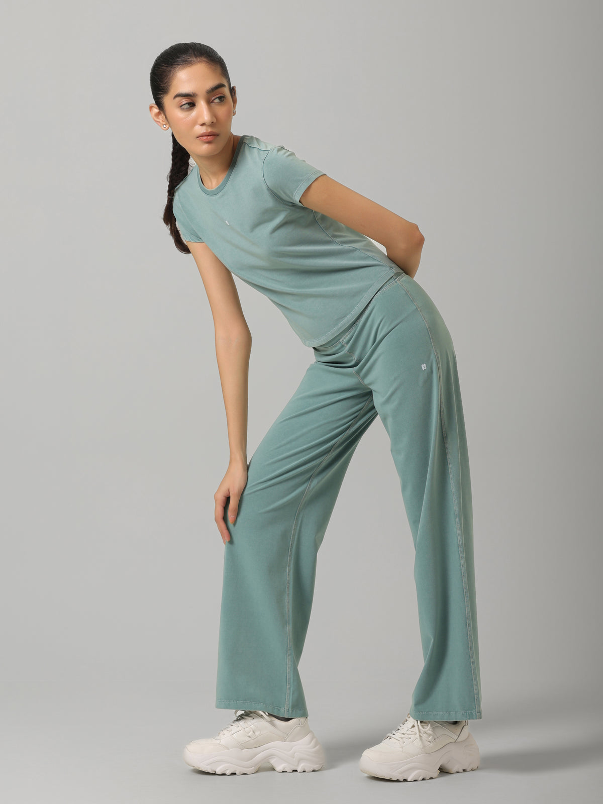 SculptCotton® Washed Aqua Everyday Straight Set