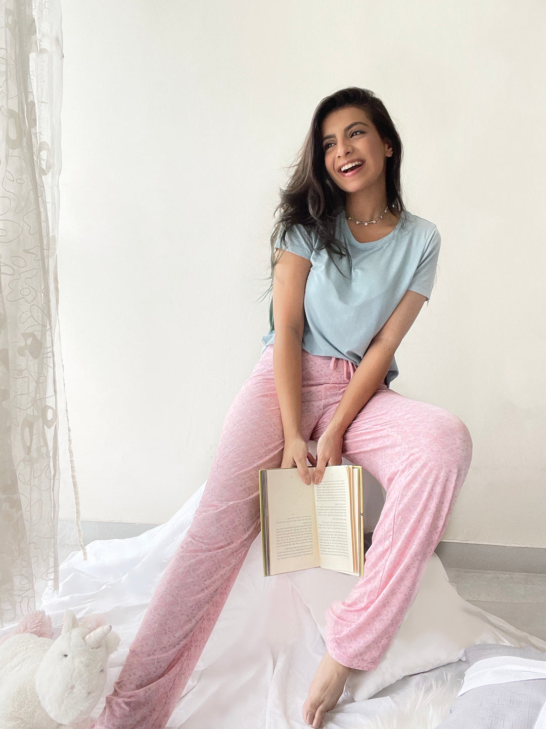 Blush Pattern Lounge Set