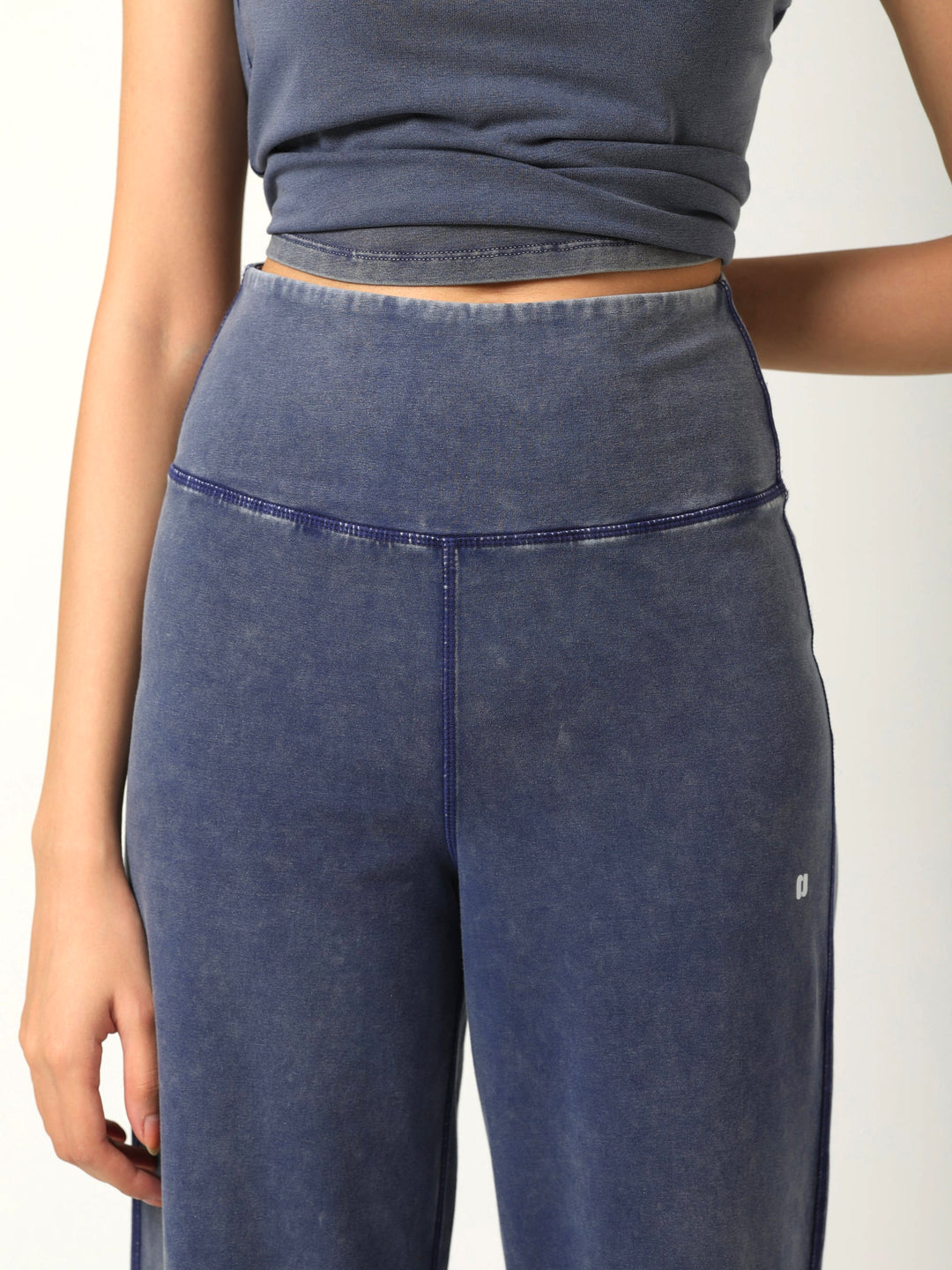 SculptCotton® Denim Blue Everyday Straight Pant