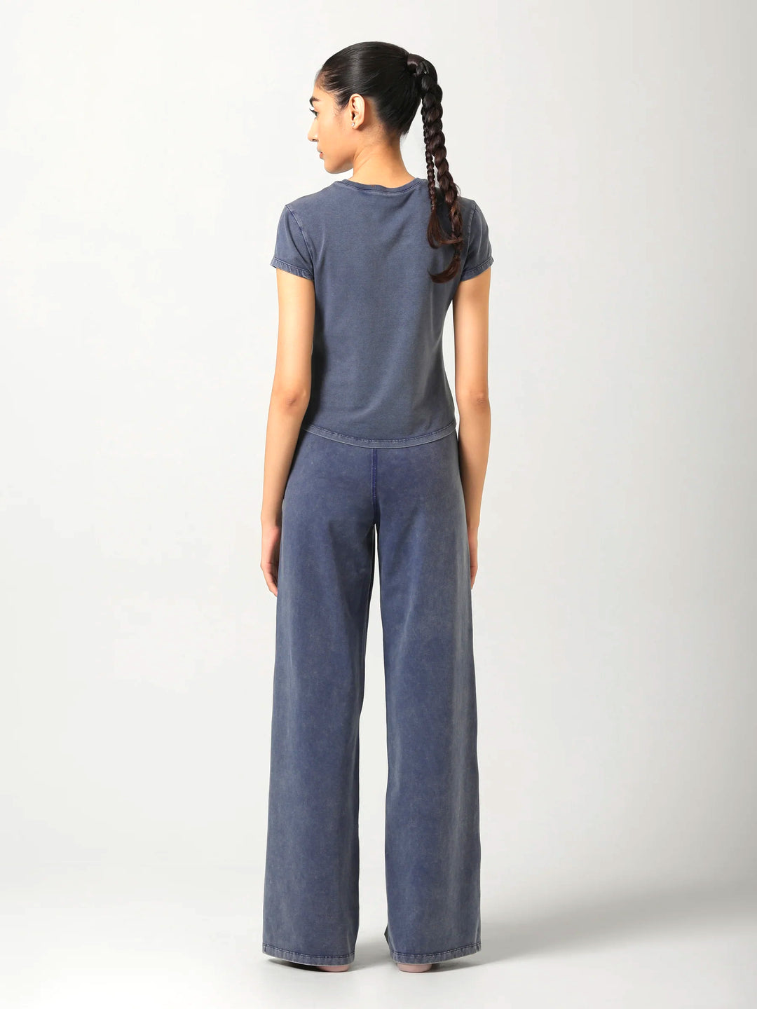 SculptCotton® Denim Blue Everyday Straight Pant