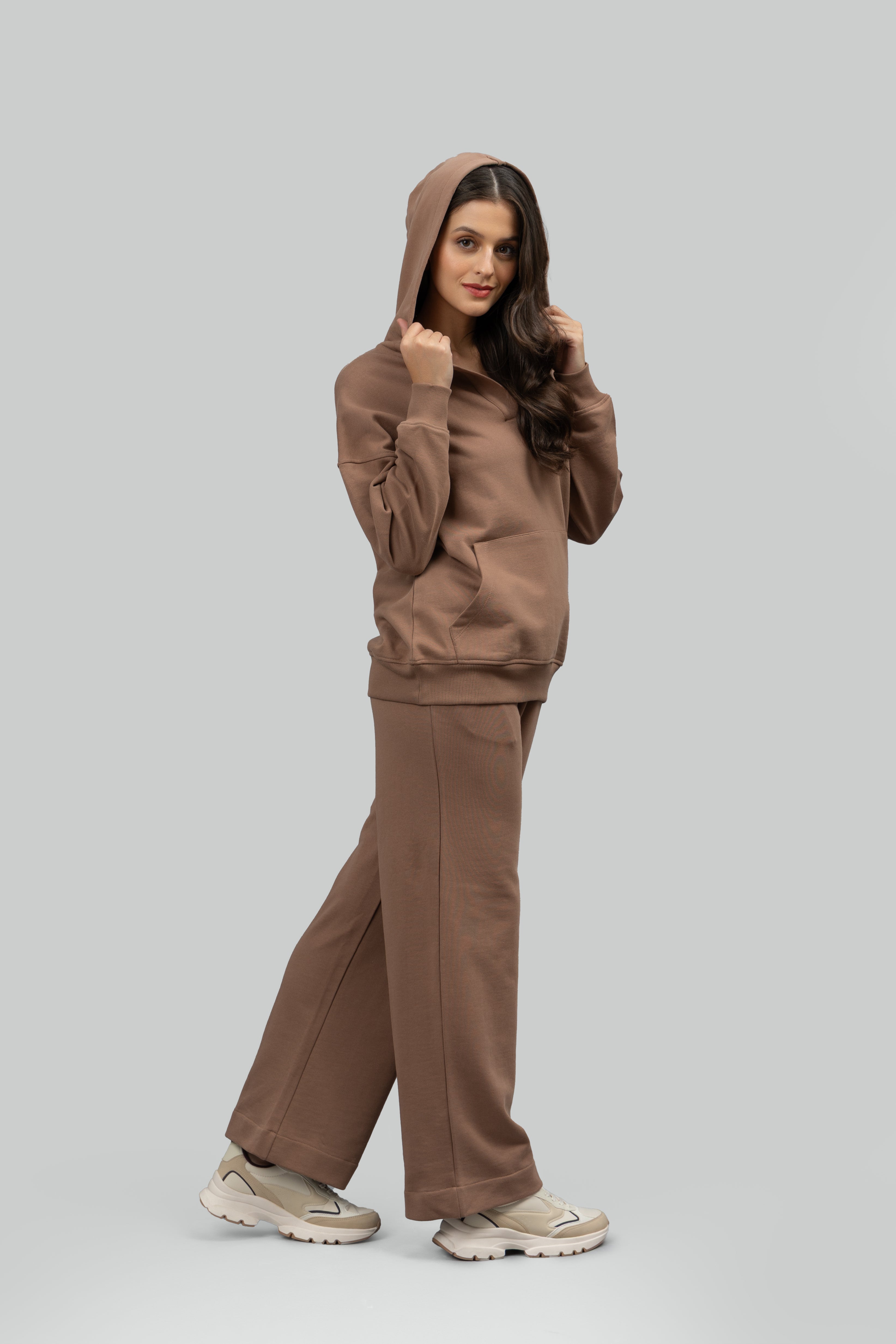 Shop Mocha Oversized Hoodie | Mocha Baggy Hoodie – NeceSera