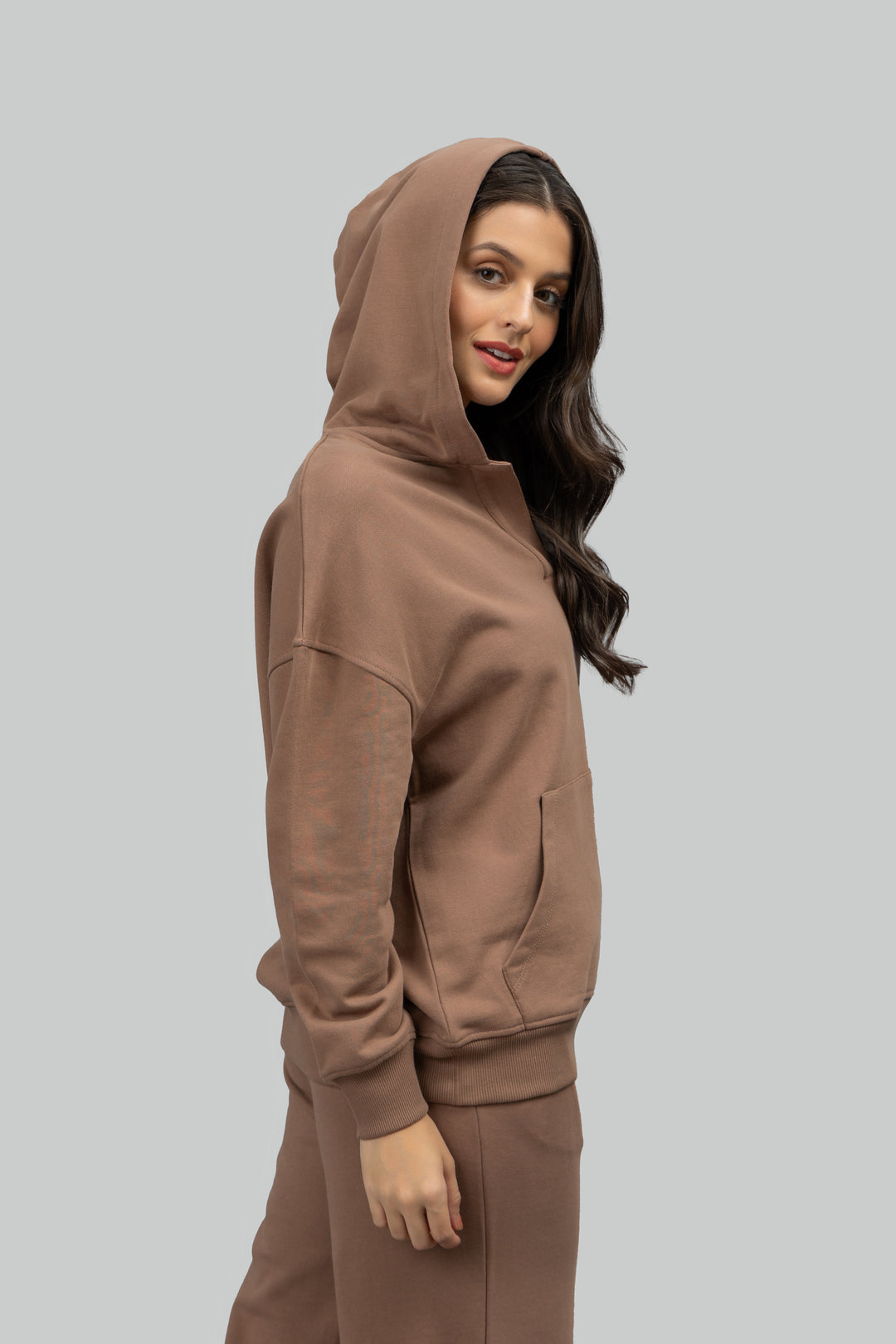 Oversized Hoodie Mocha Zip Up Hoodie Shaka Wear Garment Dye Mocha