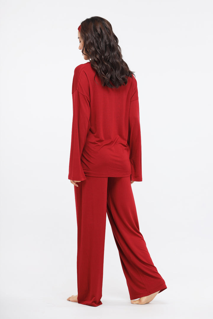 Rhubarb Modal Flared Lounge Pant