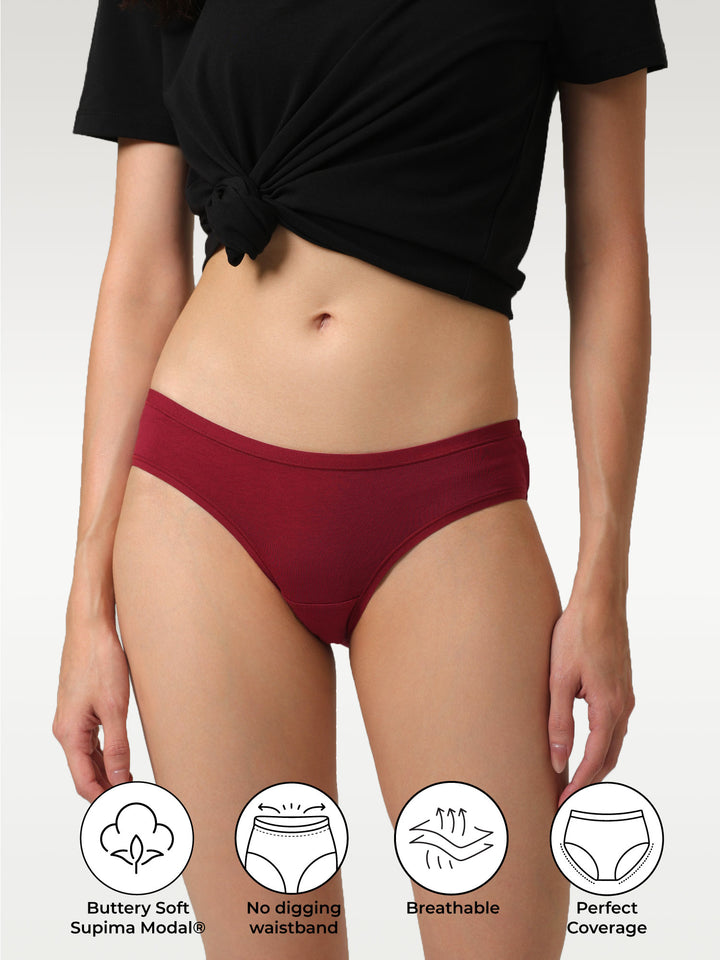 Glow Rouge Supima Modal Bikini Nessies