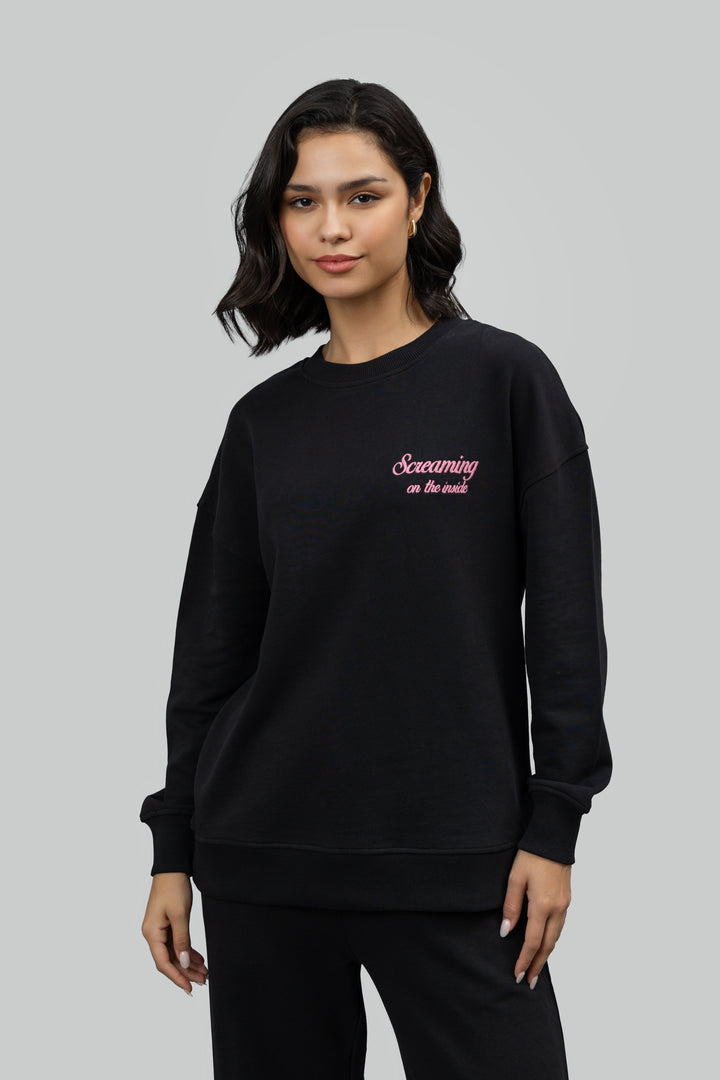 'Screaming on the Inside' Terry Travel Co-ord Set