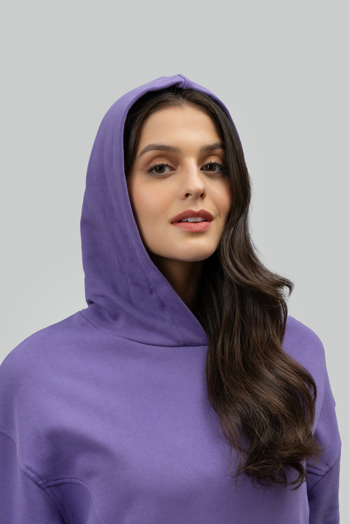 Soft Lavender Terry Oversized Co-ord Set