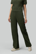Olive Ottoman Rib Lounge Pants