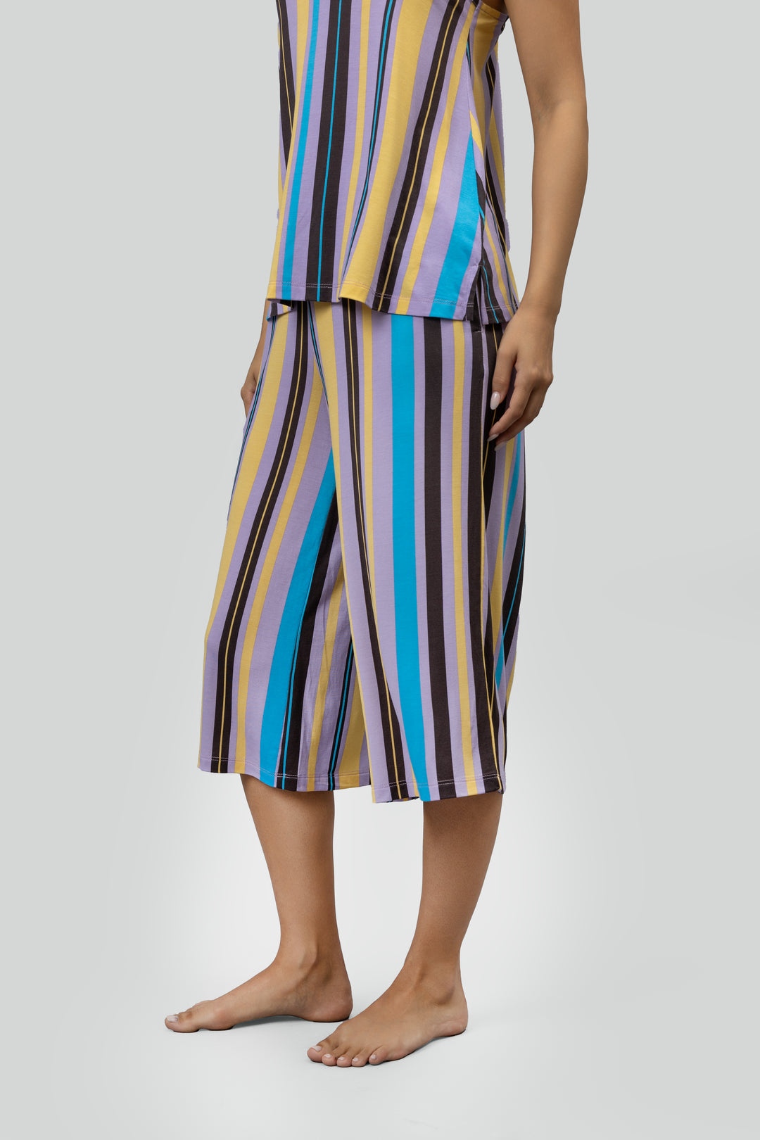 Striped Modal Culottes