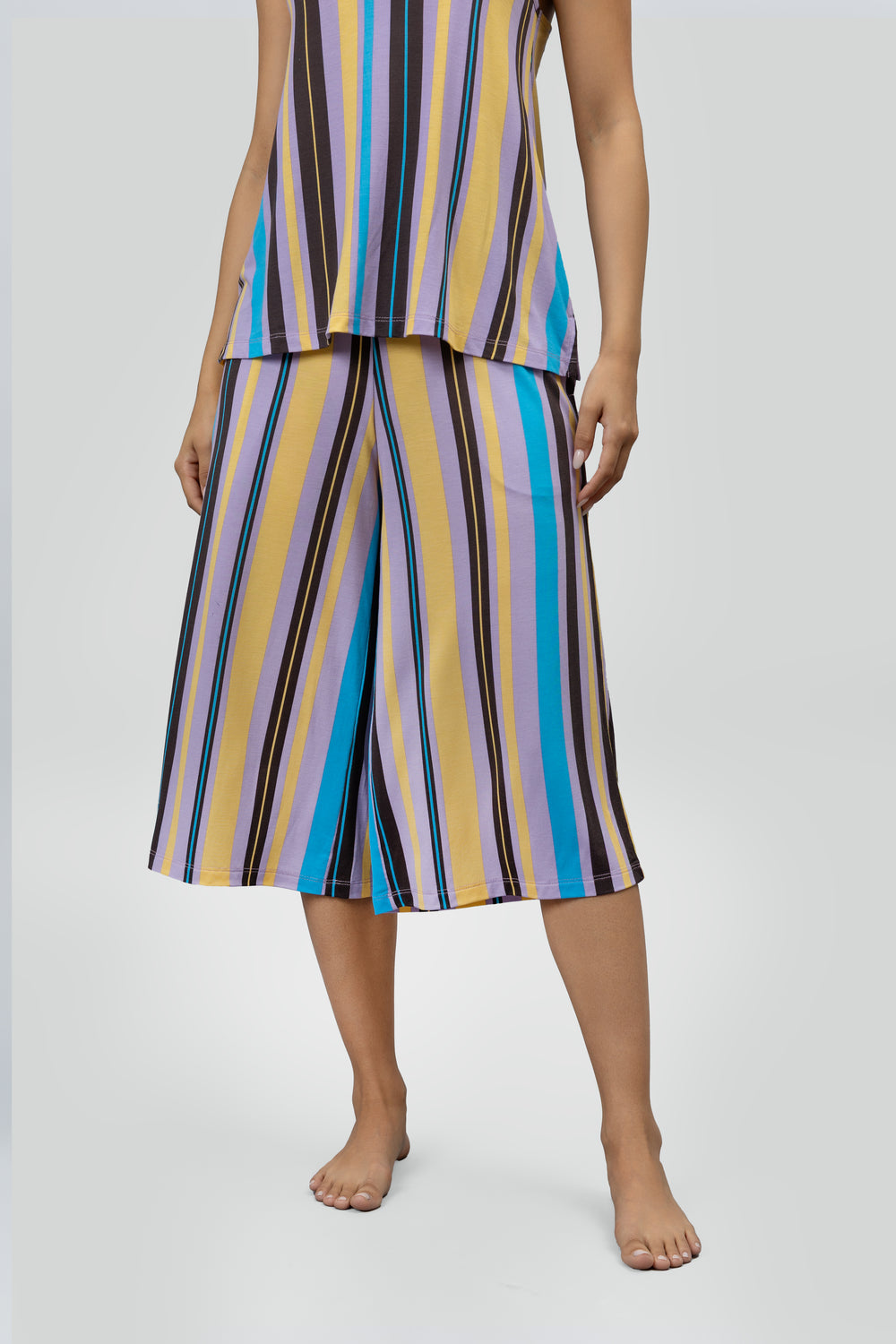 Striped Modal Culottes
