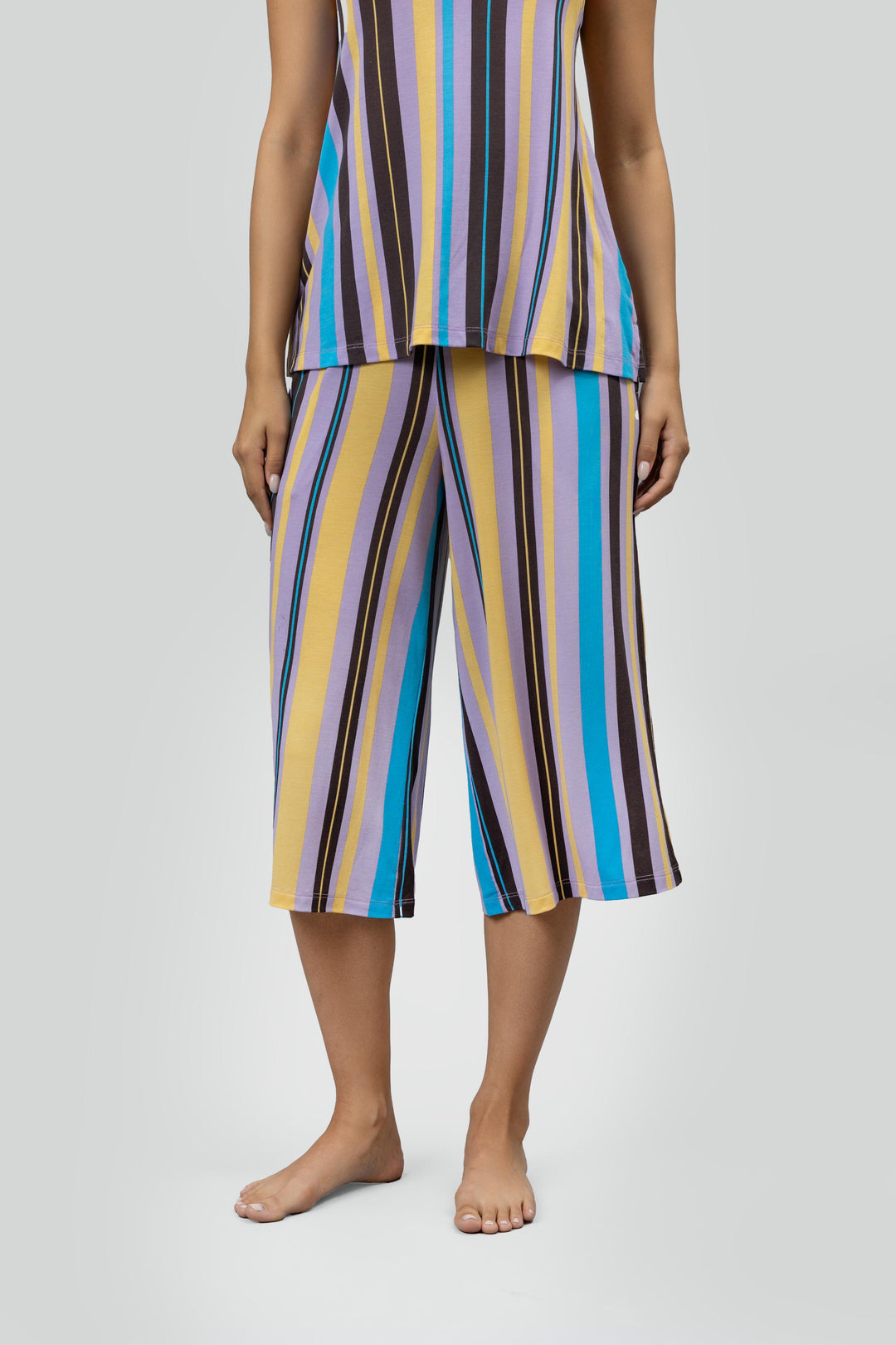 Striped Modal Culottes