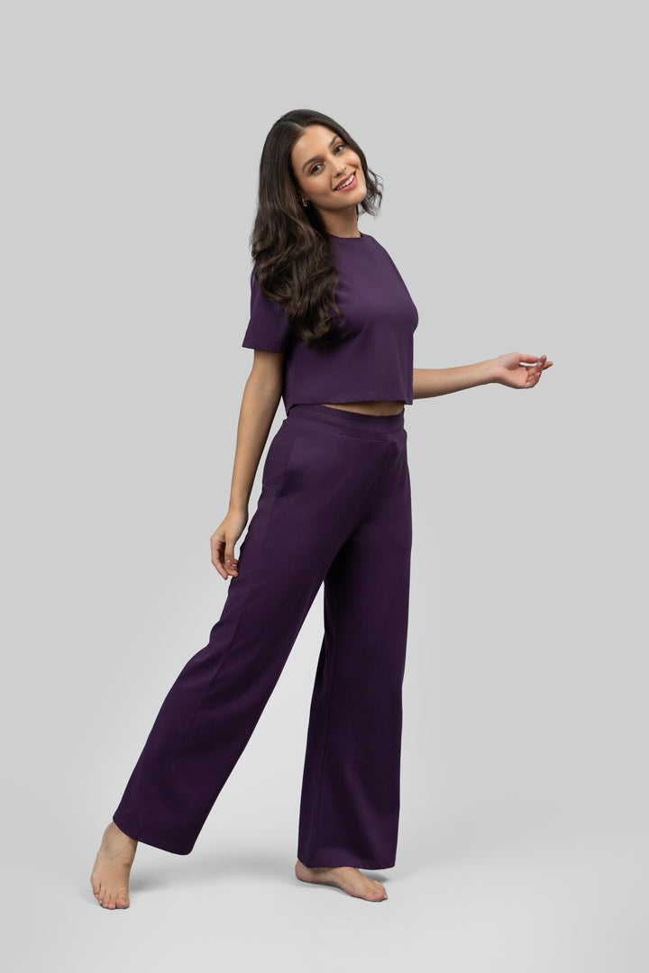 Everyday Plum Crop Top